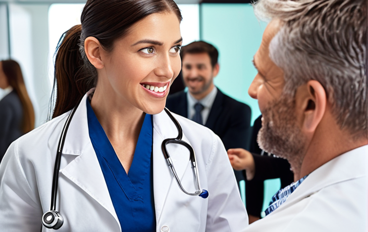 ** Dental hygienist attending an association event, networking with industry leaders. Focus on collaboration and knowledge sharing.

**